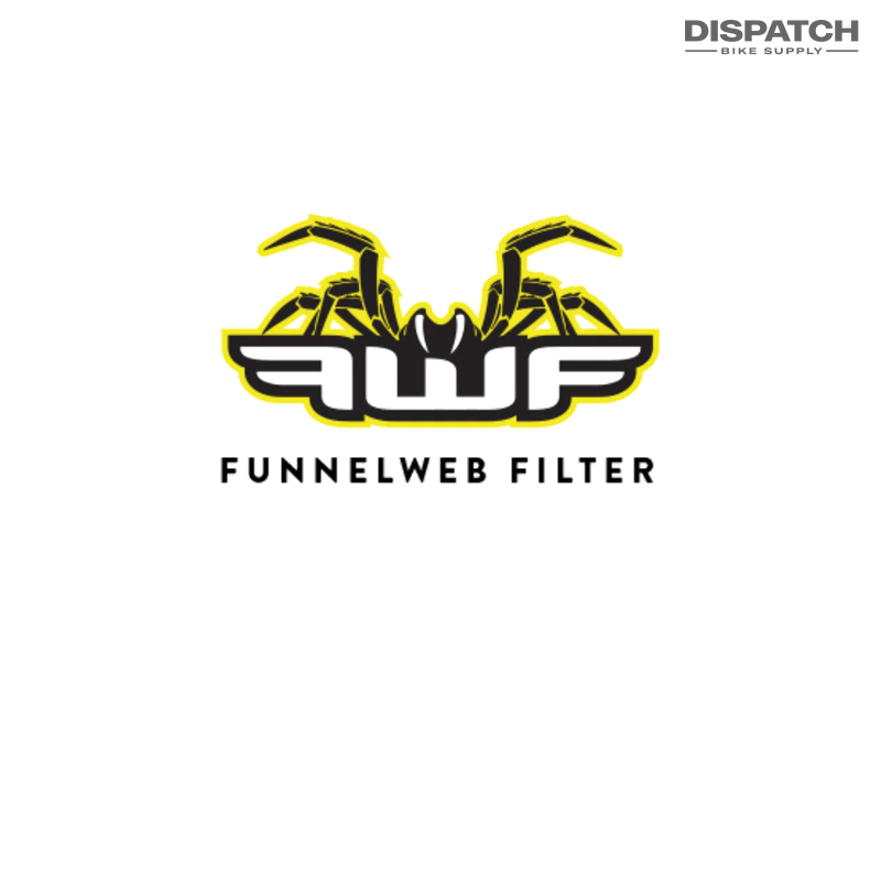 FunnelWeb Filter Logo with Dispatch Bike Supply Watermark