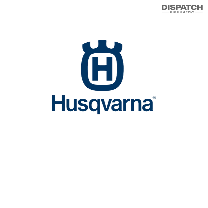 Husqvarna Logo with Dispatch Bike Supply Watermark