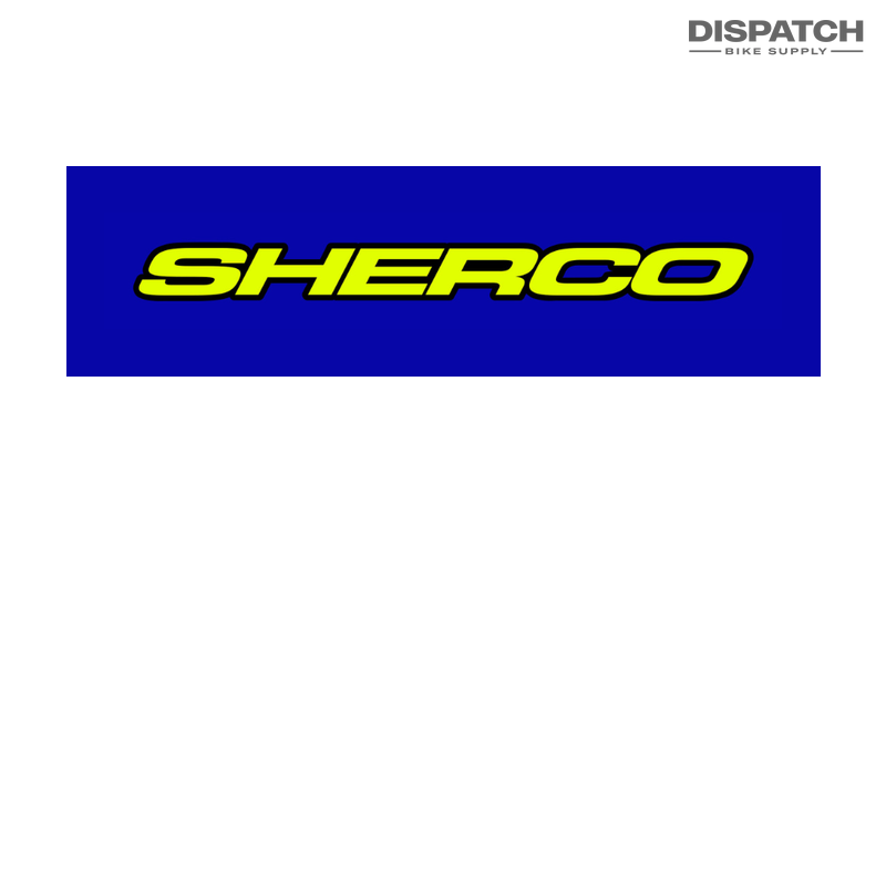 Sherco Logo with Dispatch Bike Supply Watermark