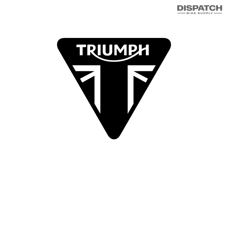 Triumph Logo with Dispatch Bike Supply Watermark