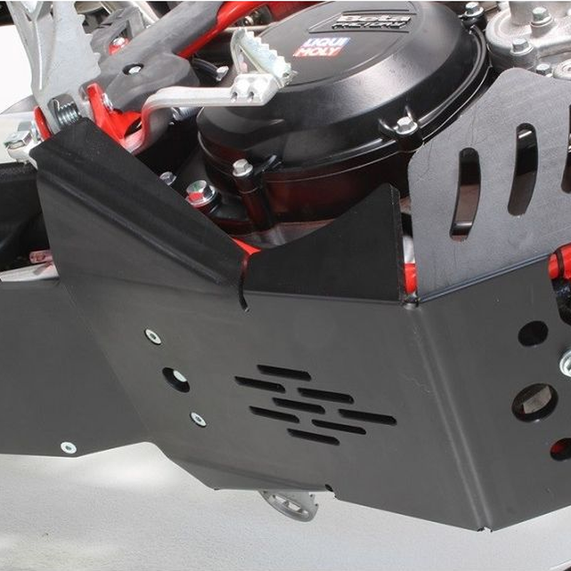 AXP Xtrem Skid Plate with Linkage Black AX1550 | Beta 250 300RR Full Frame Protection