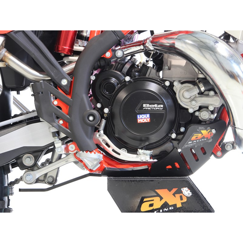 AXP Xtrem Skid Plate Black AX1681 | Beta 250 300 Xtrainer Full Frame Protection