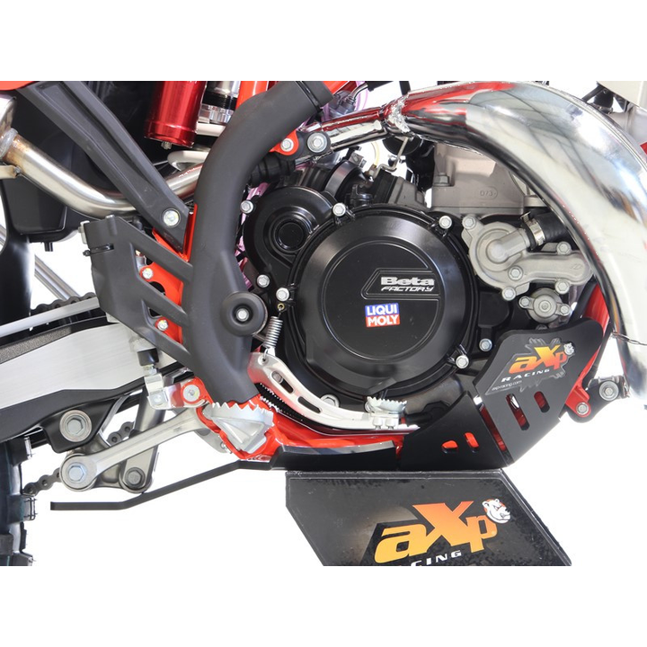 AXP Xtrem Skid Plate Black AX1681 | Beta 250 300 Xtrainer Full Frame Protection
