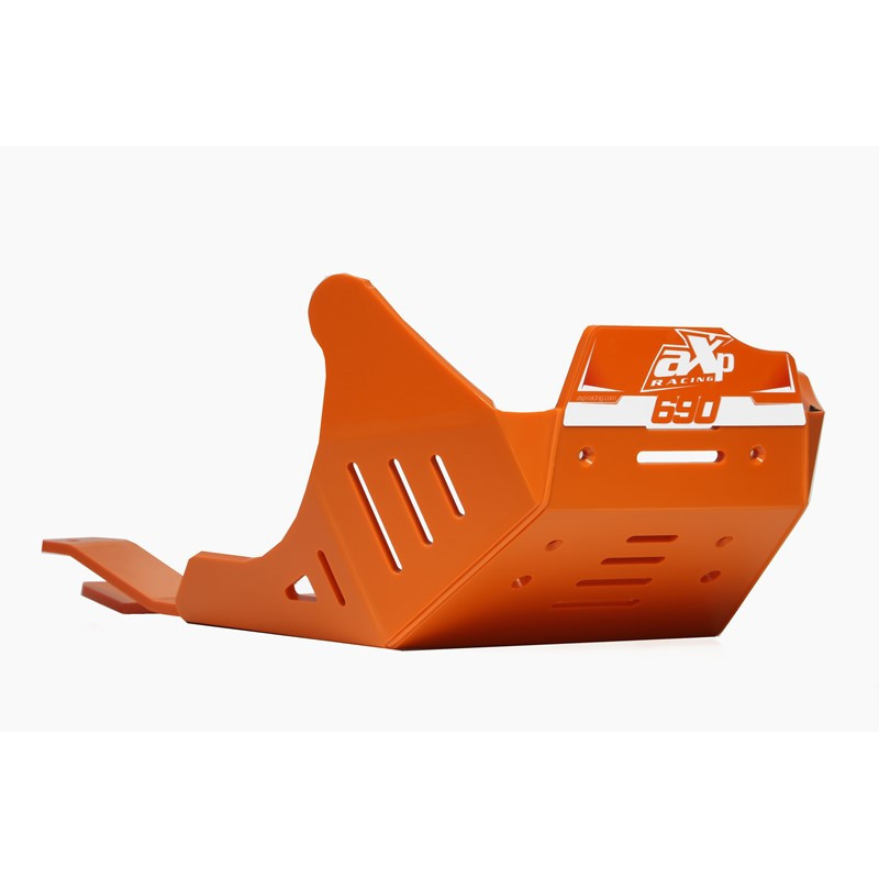 AXP Adventure Skid Plate Orange AX1700 | KTM 690 Enduro R and SMC R