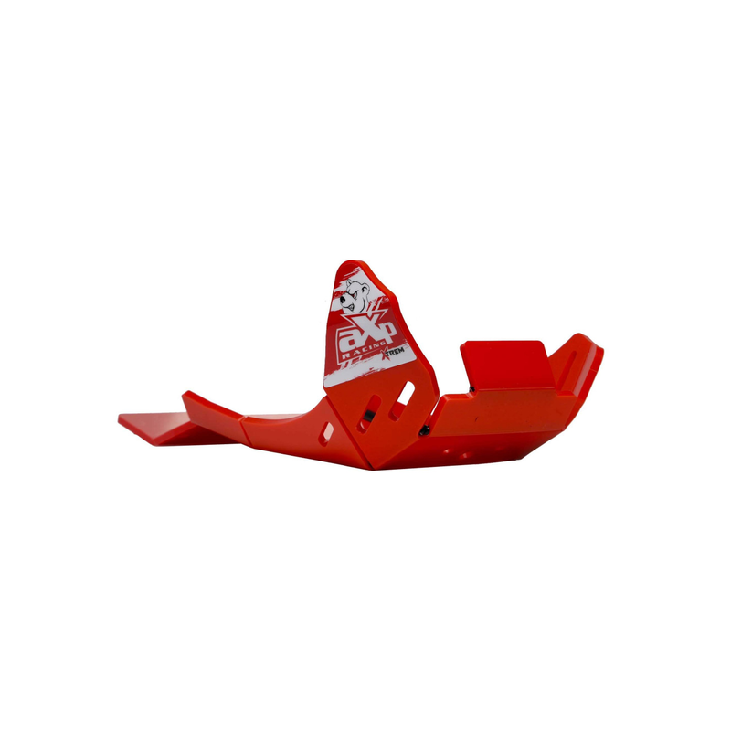 AXP Xtrem Skid Plate Red AX1730 | Gas Gas 250 300 EC MC EX Full Frame Protection