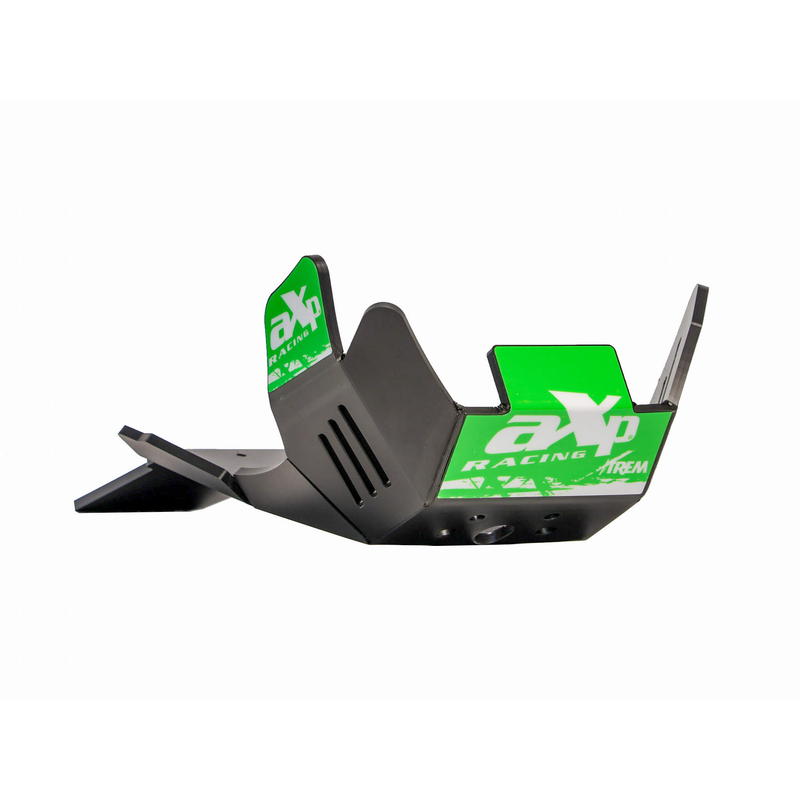 AXP Xtrem Skid Plate Black AX1773 | Kawasaki KX250 KX250X Full Frame Protection