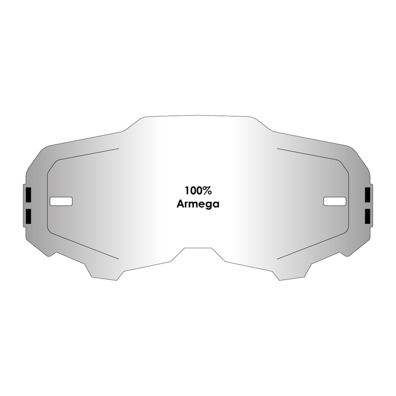 AirScreen Opening Lens for 100% Armega / Armatic Goggles - Clear | Anti-Fog UV Protection