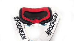 AirScreen AERO EX Goggles - 02 White/Black/Turquoise | Opening Lens Enduro MX Goggles