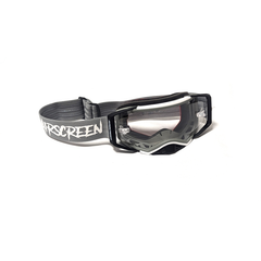 AirScreen AERO EX Goggles - 03 Grey/White/Black | Opening Lens Enduro MX Goggles