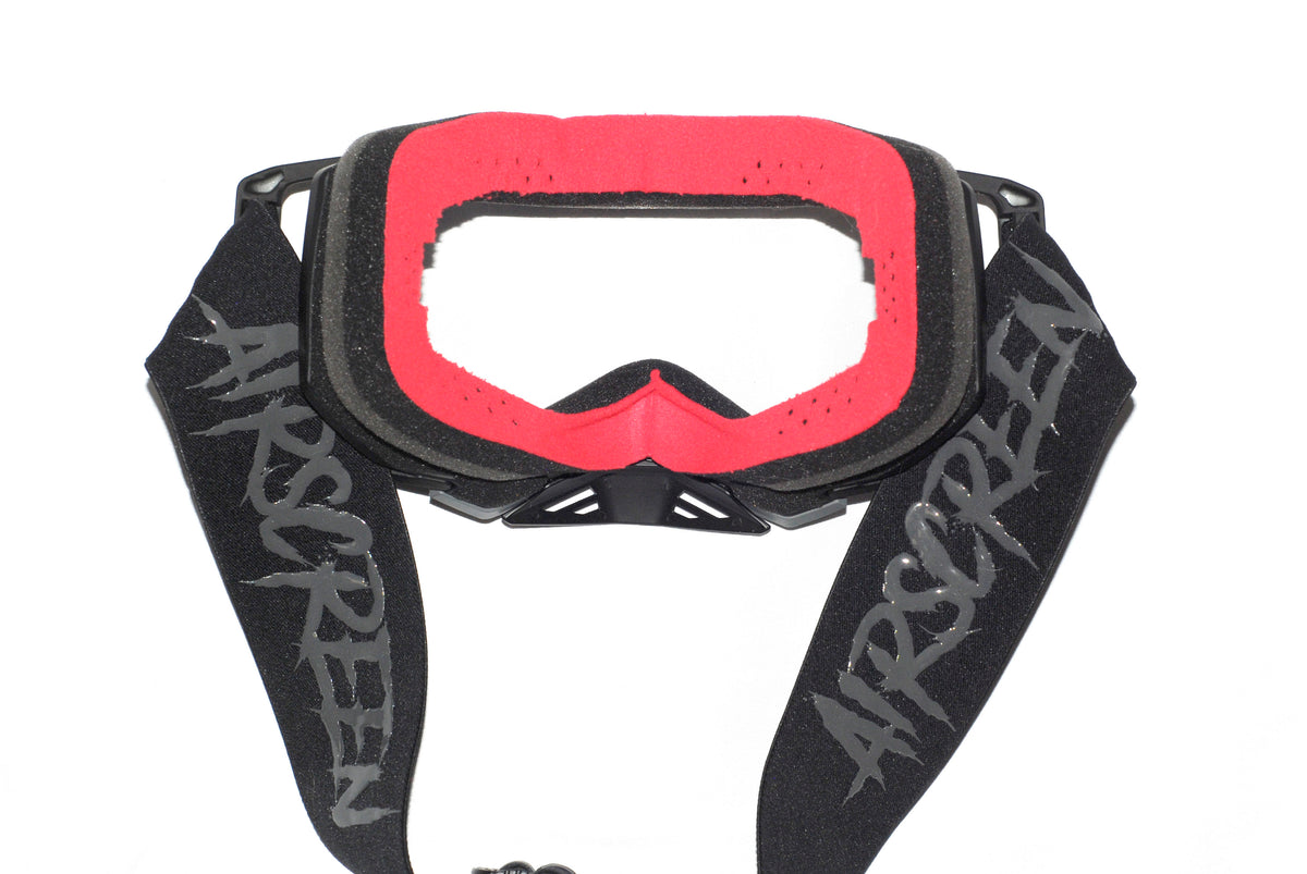 AirScreen AERO EX Goggles - 04 Black/Dark Grey | Opening Lens Enduro MX Goggles