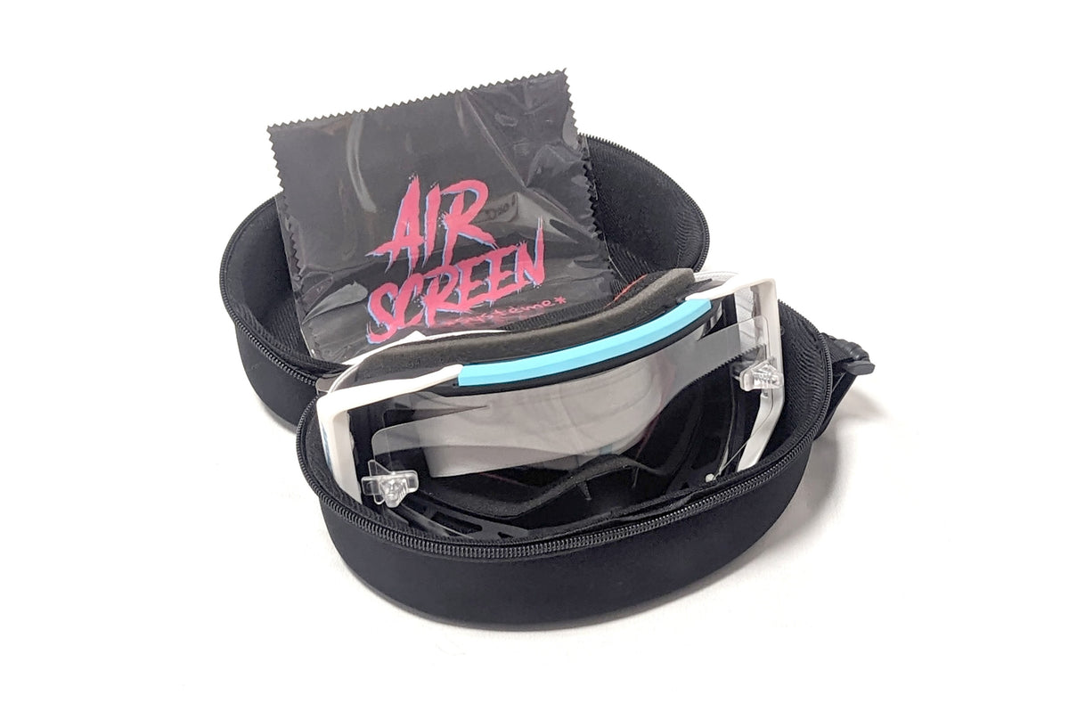 AirScreen AERO EX Goggles in Case | Opening Lens Enduro MX Goggles
