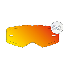 AirScreen AERO EX Opening Lens - Hydrophobic Iridium Red | Anti-Fog Anti-Scratch UV Protection