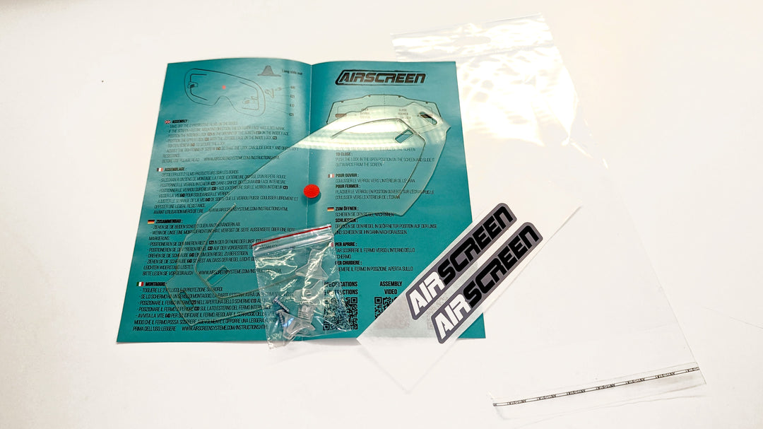 AirScreen Opening Lens for 100% Strata V2 / Accuri V2 / Racecraft V2 - Clear | Anti-Fog UV Protection