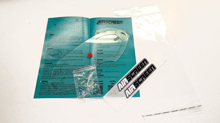 AirScreen Opening Lens for 100% Strata V2 / Accuri V2 / Racecraft V2 - Clear | Anti-Fog UV Protection