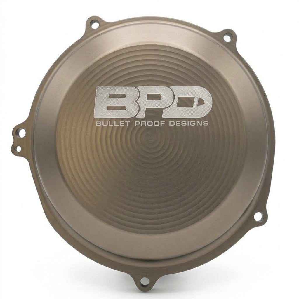 BPD Clutch Cover - Hard Coat Natural Anodise | Beta RR X-Pro X-Trainer Billet Aluminium
