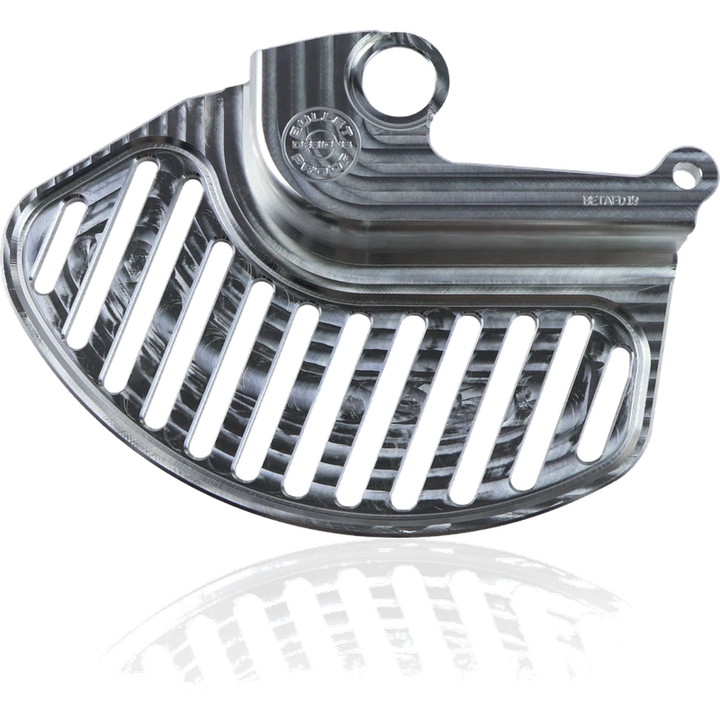 BPD Front Disc Guard Silver | Beta Sachs Forks Billet Aluminium Rotor Protection