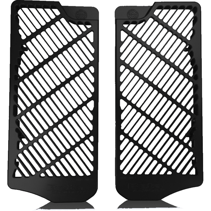 BPD Radiator Guards - Black | Beta RR RR-S Billet Aluminium