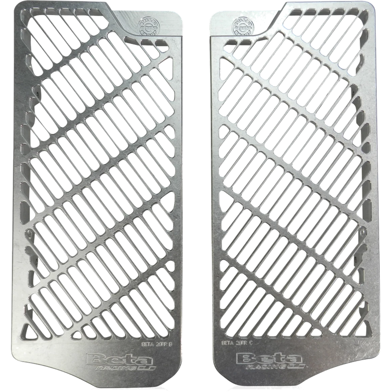 BPD Radiator Guards - Silver | Beta RR RR-S Billet Aluminium