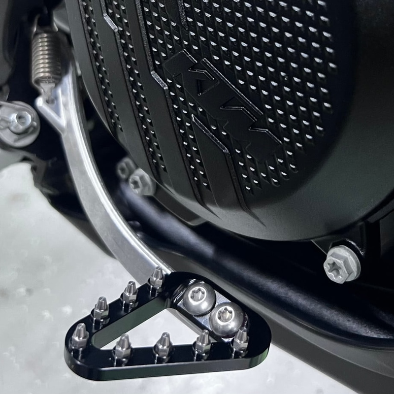 BPD Oversized Brake Tip Black | KTM Husqvarna Gas Gas Billet Aluminium Rear Brake Tip