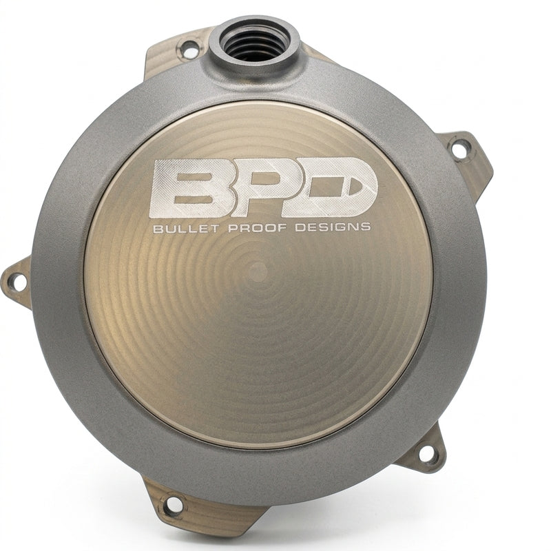 BPD Clutch Cover - Hard Coat Natural Anodise | KTM Husqvarna Gas Gas Billet Aluminium Clutch Protection