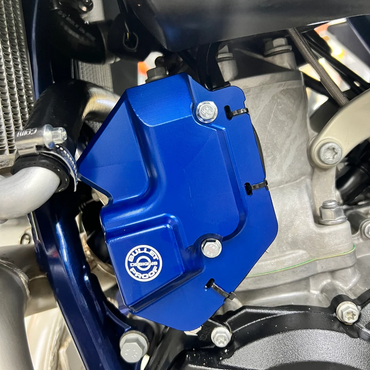BPD Power Valve Cover - Blue | KTM Husqvarna Gas Gas 2-Stroke Billet Aluminium