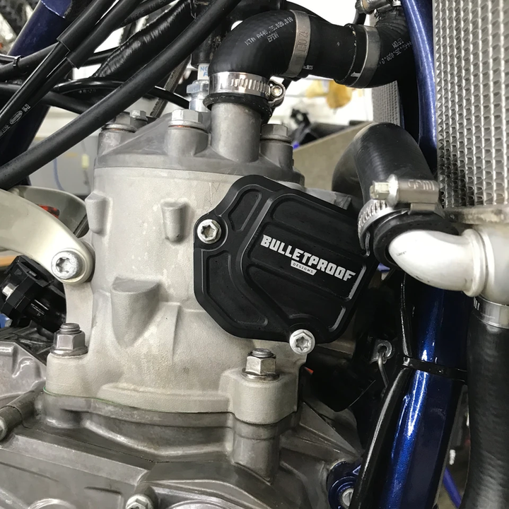 BPD Power Valve Cover Right Side - Black | KTM Husqvarna Gas Gas 2-Stroke Billet Aluminium