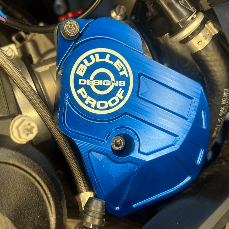 BPD Throttle Body Guard - Blue | KTM Husqvarna Gas Gas TBI Billet Aluminium
