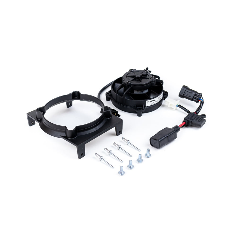 SPAL Cooling Fan Kit with Cable | Sherco 2018-2023 2 and 4 Stroke Enduro