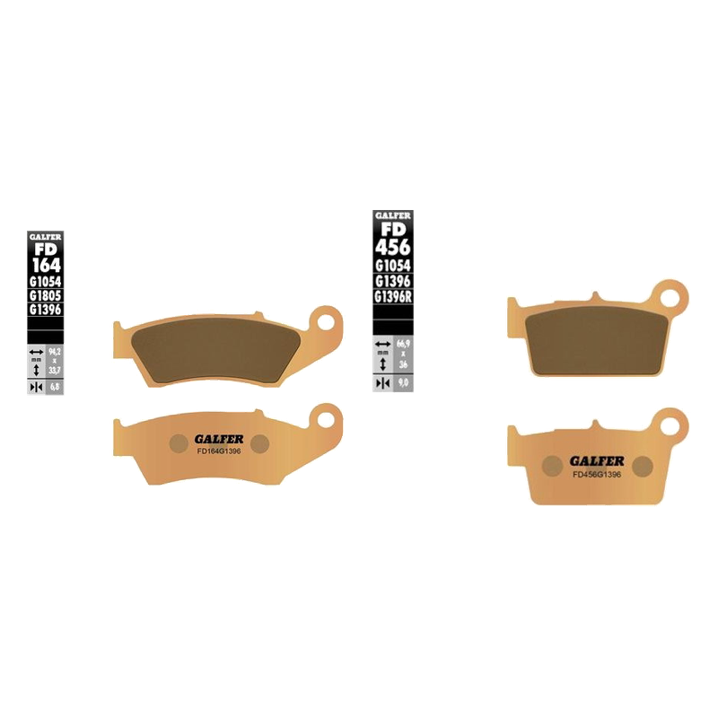 Galfer Ceramic Sintered Brake Pads - Front and Rear | Beta MX Enduro X-Trainer
