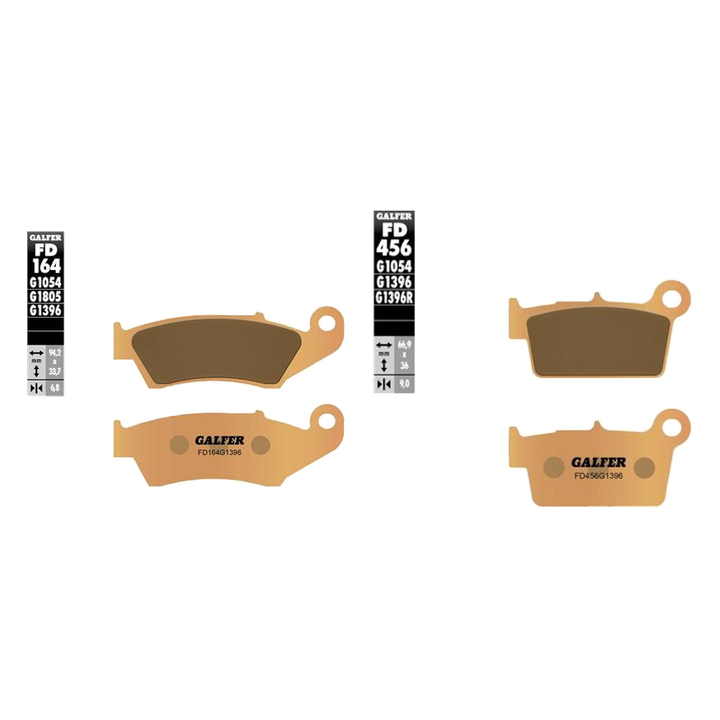 Galfer Ceramic Sintered Brake Pads - Front and Rear | Beta MX Enduro X-Trainer
