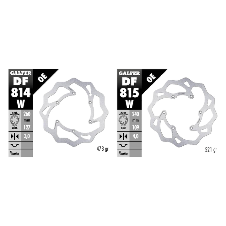 Galfer Fixed Wave Brake Disc - Front and Rear | Beta Enduro X-Trainer