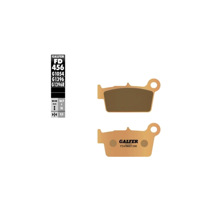 Galfer Ceramic Sintered Brake Pads - Rear | Beta MX Enduro X-Trainer