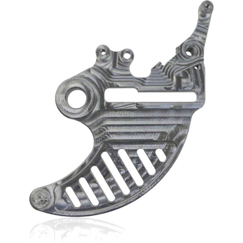 BPD Rear Disc Guard - Silver | Kawasaki KX250F KX450X Billet Aluminium Rotor Protection