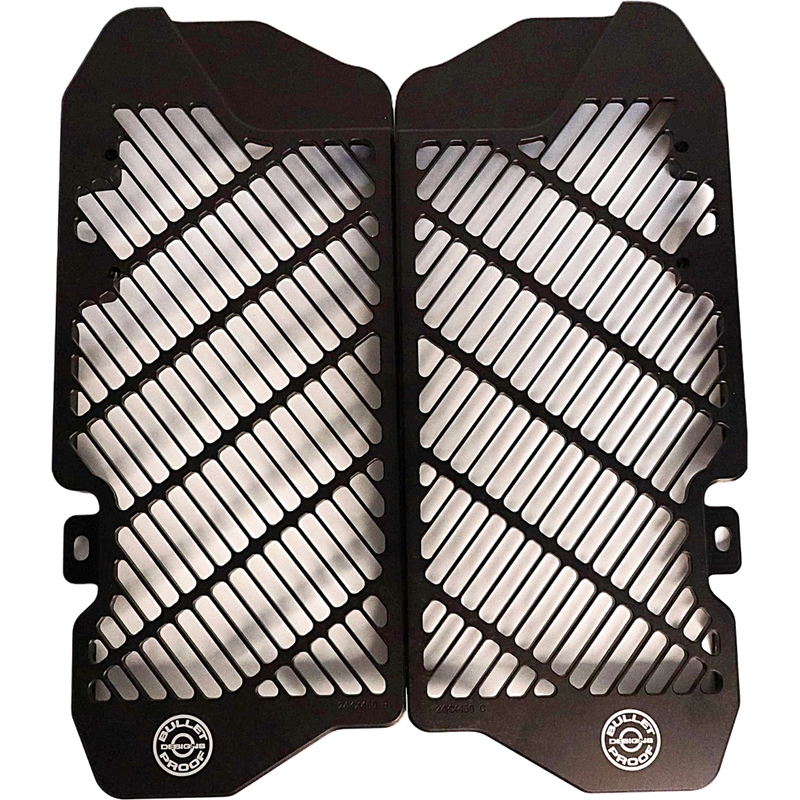 BPD Radiator Guards - Black | Kawasaki KX450 KX250 Billet Aluminium Radiator Protection