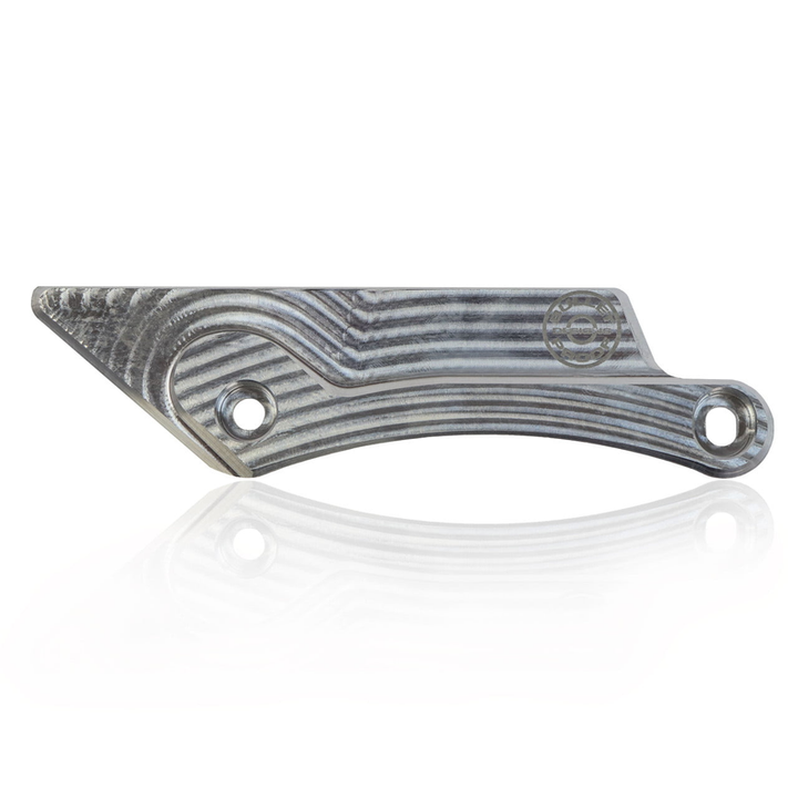 BPD Swingarm Guard - Silver | KTM Husqvarna Gas Gas Billet Aluminium Chain Guide Tab Protection