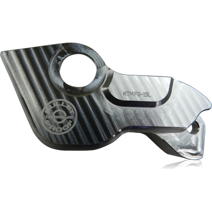 BPD Left Fork Lug Guard - Silver | WP Forks KTM Husqvarna Gas Gas Sherco Billet Aluminium