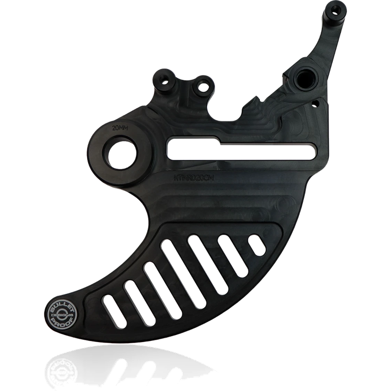 BPD Rear Disc Guard - Black | KTM Husqvarna Gas Gas Triumph Stark Billet Aluminium