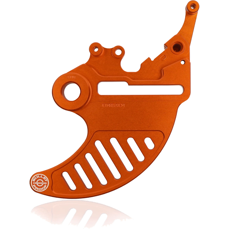 BPD Rear Disc Guard - Orange | KTM Husqvarna Gas Gas Triumph Stark Billet Aluminium