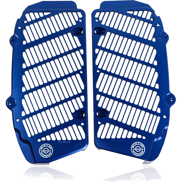 Bullet Proof Designs Radiator Guards - Blue | KTM Husqvarna Gas Gas Billet Aluminium