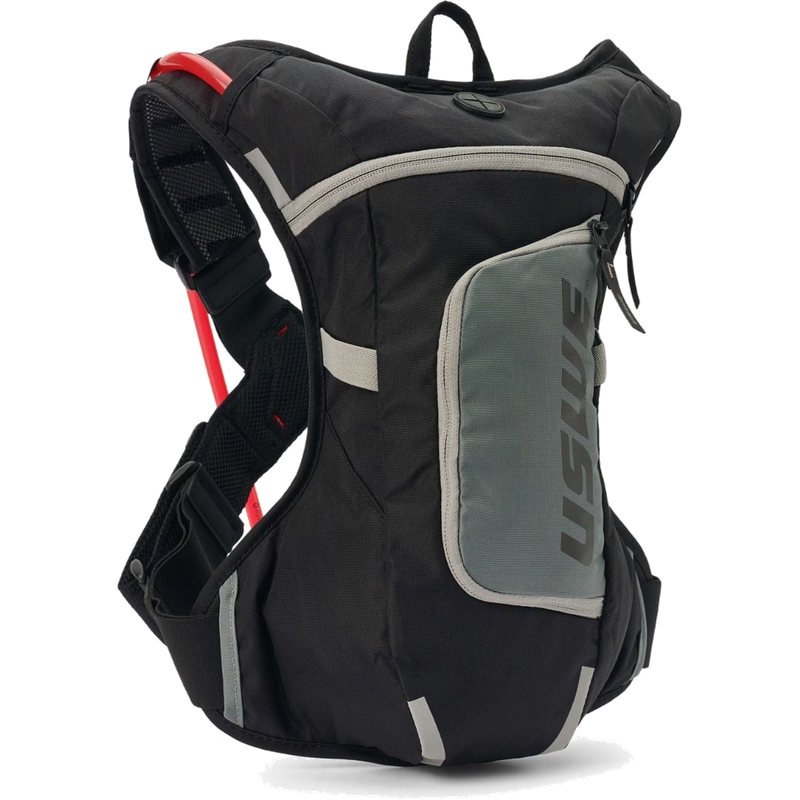 USWE Moto Hydro 4L Hydration Pack - Black/Grey | Enduro MX Hydration Backpack