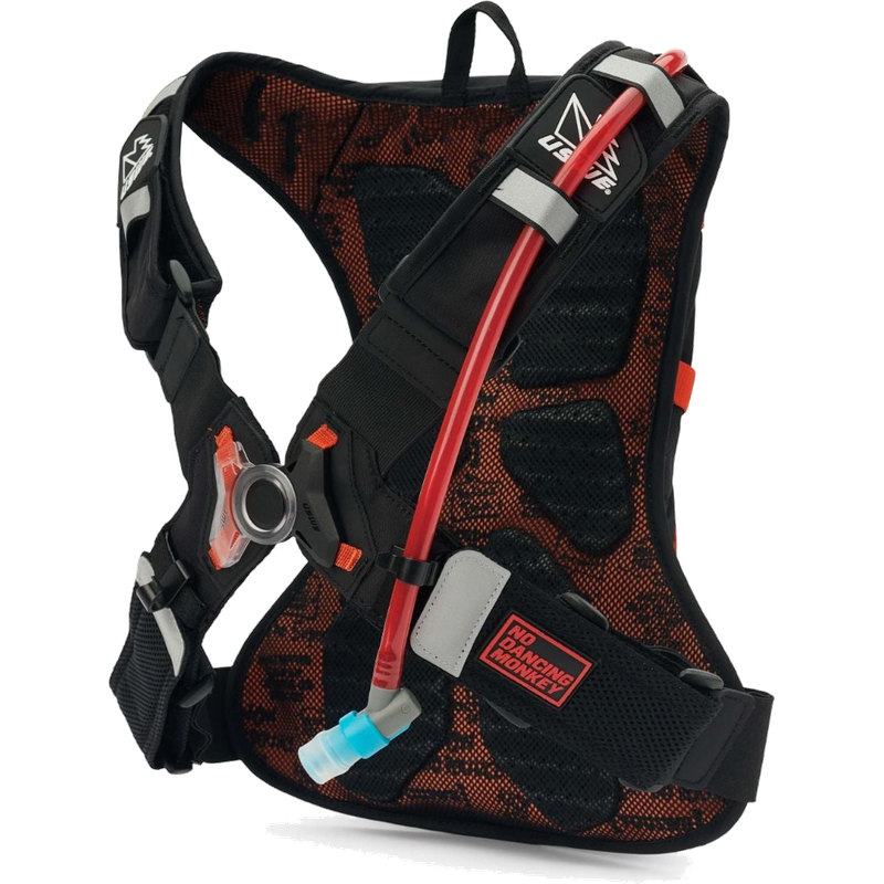 USWE Moto Hydro 4L Hydration Pack - Black/Orange | Enduro MX Hydration Backpack