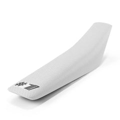 One Gripper Original V2 Seat Cover - White | Enduro & MX - Universal Fit