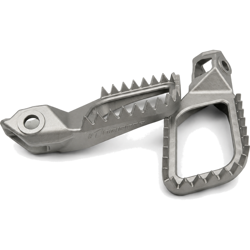 One Gripper Stainless Steel CTRL V2 Footpegs | KTM Husqvarna Gas Gas Beta