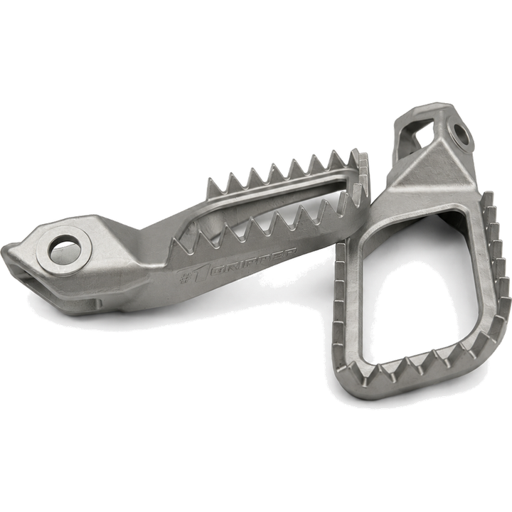 One Gripper Stainless Steel CTRL V2 Footpegs | KTM Husqvarna Gas Gas Beta
