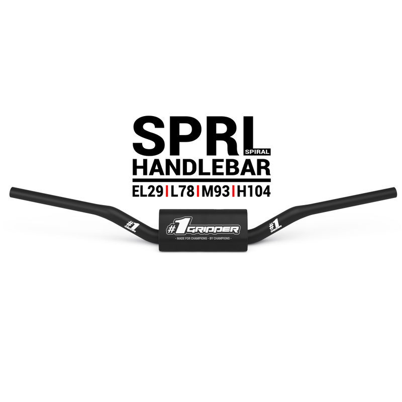 One Gripper SPRL Handlebar | Spiral Technology Enduro MX Handlebar