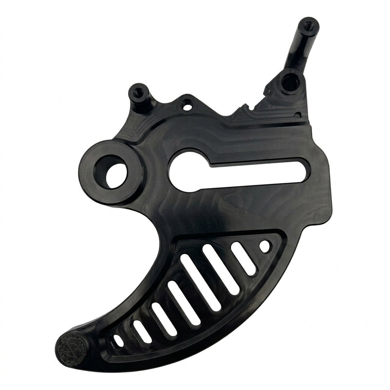 BPD Rear Disc Guard - Black | Rieju MR Gas Gas Billet Aluminium Rotor Protection