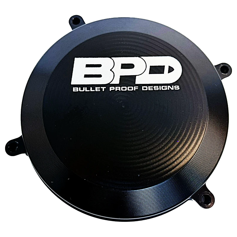 BPD Clutch Cover - Black | Sherco SE 2T Billet Aluminium Clutch Protection