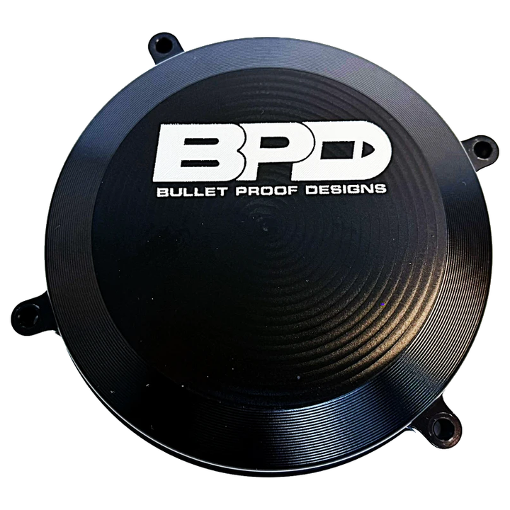BPD Clutch Cover - Black | Sherco SE 2T Billet Aluminium Clutch Protection