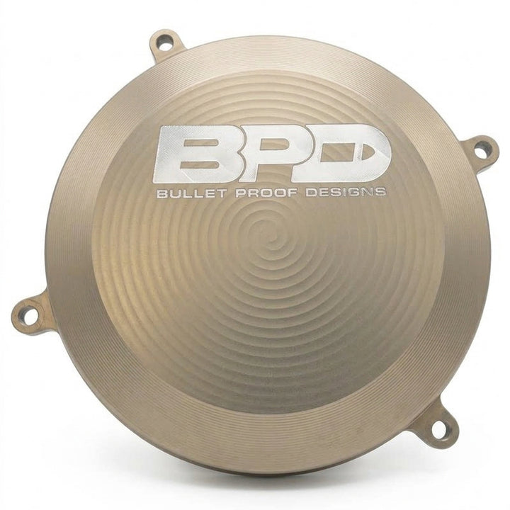 BPD Clutch Cover - Hard Coat Natural Anodise | Sherco SE 2T Billet Aluminium Clutch Protection