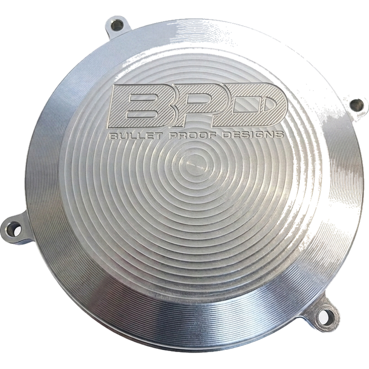 BPD Clutch Cover - Silver | Sherco SE 2T Billet Aluminium Clutch Protection